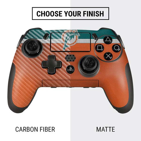 NFL Miami Dolphins Vintage PlayStation Scuf Vantage 2 Controller Skin